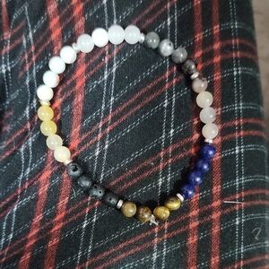 Handcrafted Celestial Grounding Bracelet